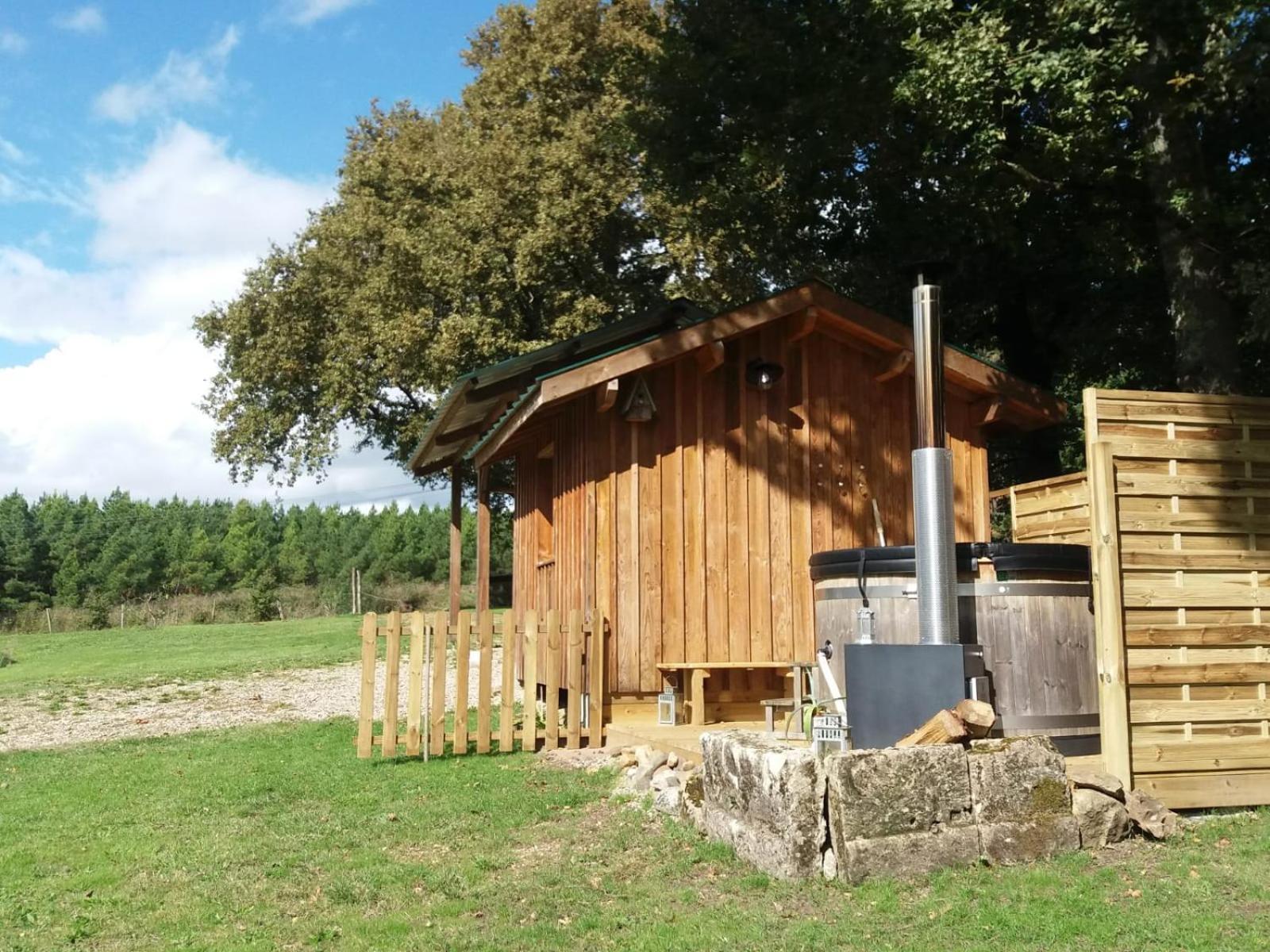 Roulotte Fleur Des Champs Villa Sigalens Екстериор снимка